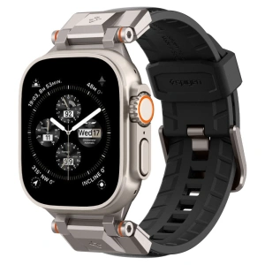 Hurtownia GSM - Pasek Spigen DuraPro Armor PU Apple Watch 4/5/6/7/8/9/SE/Ultra 42/44/45/49mm Černý - SPN3396 - {ean13} - Hurt