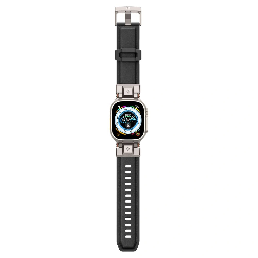 Wholesale Belt Spigen DuraPro Armor PU Apple Watch 4/5/6/7/8/9/SE/Ultra 42/44/45/49mm Black - SPN3396 - {ean13} - Hurt