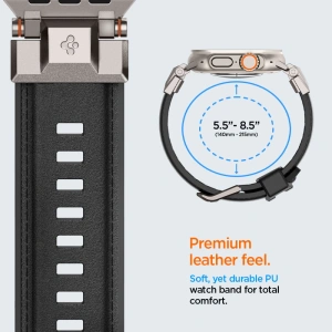 Hurtownia GSM - Pasek Spigen DuraPro Armor PU Apple Watch 4/5/6/7/8/9/SE/Ultra 42/44/45/49mm Černý - SPN3396 - {ean13} - Hurt