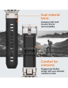 Wholesale Belt Spigen DuraPro Armor PU Apple Watch 4/5/6/7/8/9/SE/Ultra 42/44/45/49mm Black - SPN3396 - {ean13} - Hurt