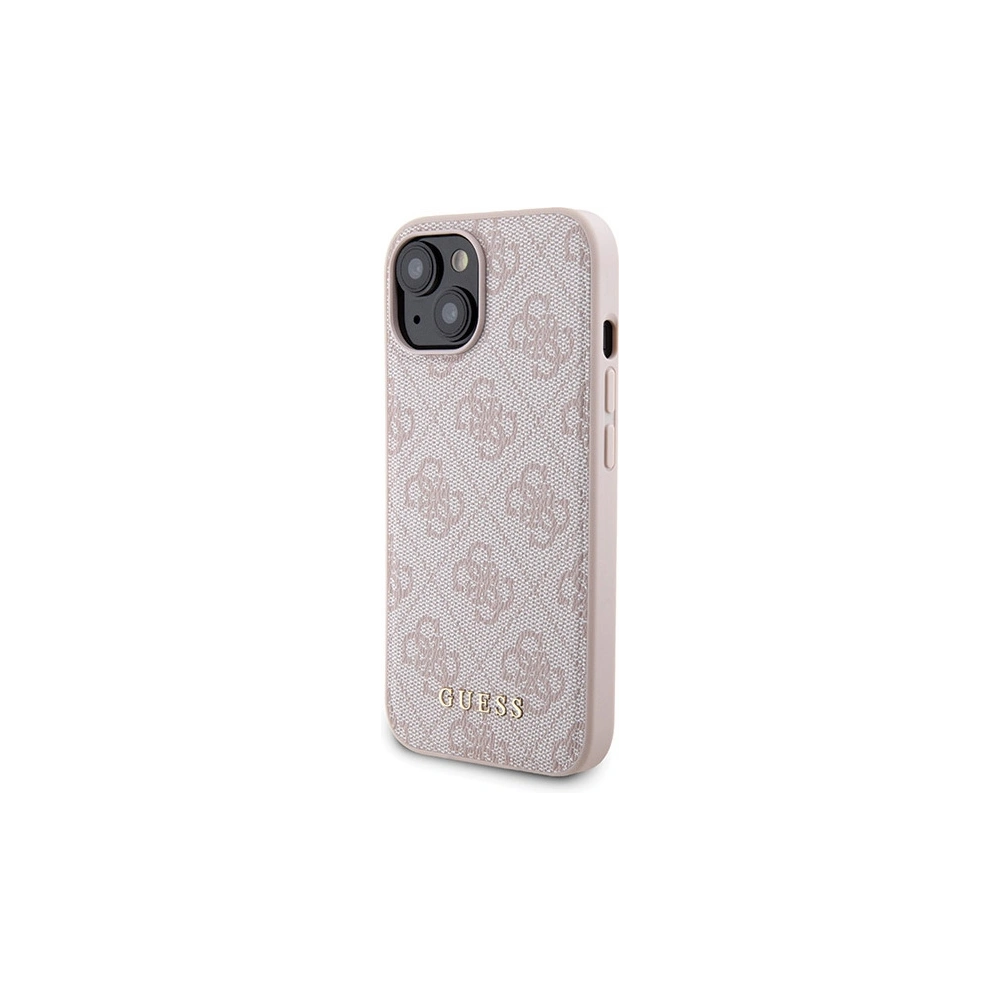 Hurtownia GSM - Set Guess GUBPM5P15S4GEMGP Apple iPhone 15 hardcase + Powerbank 5000mAh MagSafe 4G Metal Logo roz/roz. - GUE3415 - {ean13} - Hurt