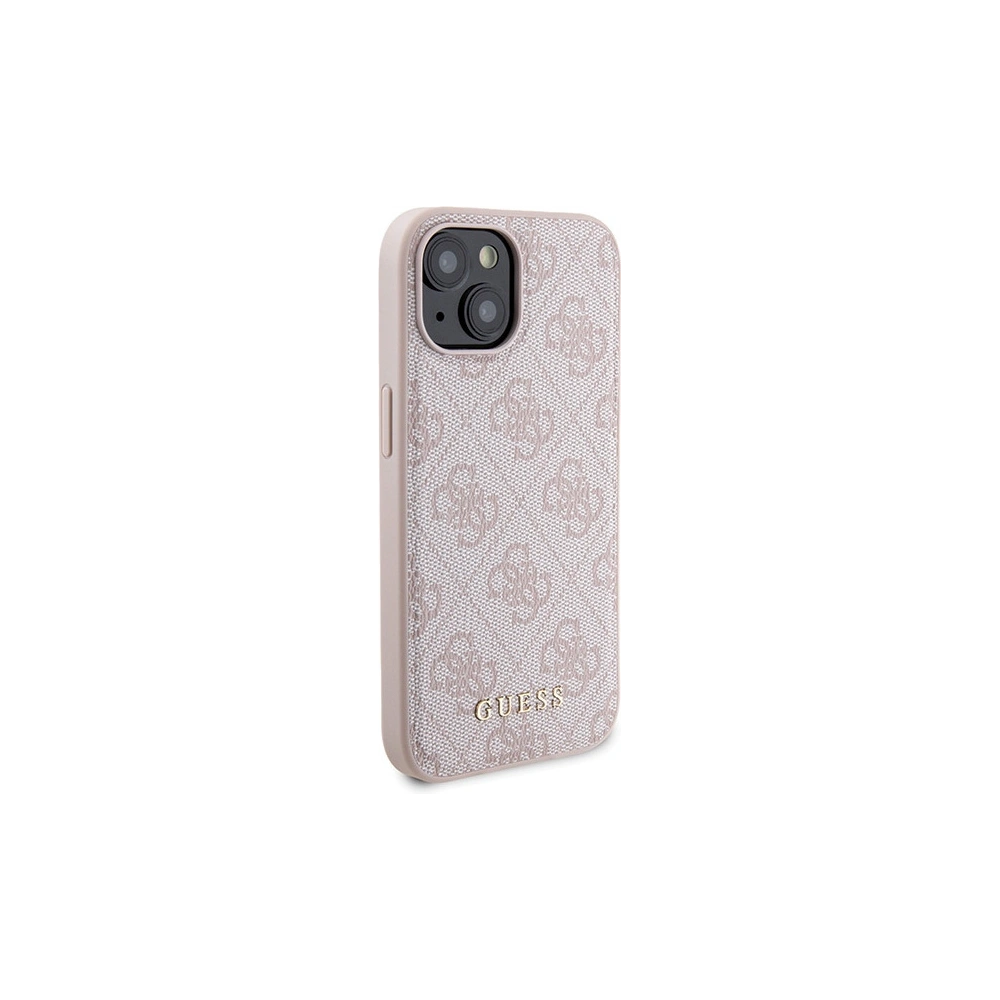 Hurtownia GSM - Zestaw Guess GUBPM5P15S4GEMGP Apple iPhone 15 hardcase + Powerbank 5000mAh MagSafe 4G Metal Logo rózsaszín/pink - GUE3415 - {ean13} - Hurt