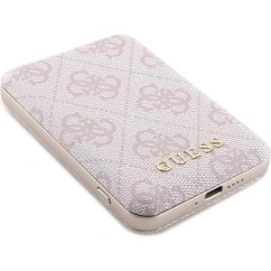 Hurtownia GSM - Zestaw Guess GUBPM5P15S4GEMGP Apple iPhone 15 hardcase + Powerbank 5000mAh MagSafe 4G Metal Logo różowy/pink - GUE3415 - {ean13} - Hurt
