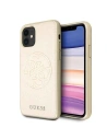 Etui Guess GUHCN61RSSASGO Apple iPhone 11 aur/gold husă rigidă Saffiano 4G Circle Logo