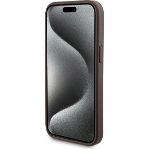 Hurtownia GSM - Zestaw Guess GUBPM5P15S4GEMGW Apple iPhone 15 hardcase + Powerbank 5000mAh MagSafe 4G Metal Logo brązowy/brown - GUE3416 - {ean13} - Hurt