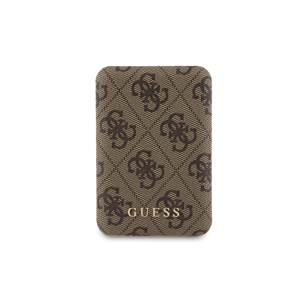 Wholesale Guess GUBPM5P15S4GEMGW Apple iPhone 15 hardcase + Powerbank 5000mAh MagSafe 4G Metal Logo brown - GUE3416 - {ean13} - Hurt