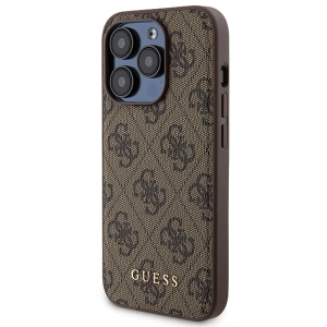 Hurtownia GSM - Zestaw Guess GUBPM5P15X4GEMGW Apple iPhone 15 Pro Max hardcase + Powerbank 5000mAh MagSafe 4G Metal Logo barna/brown - GUE3419 - {ean13} - Hurt