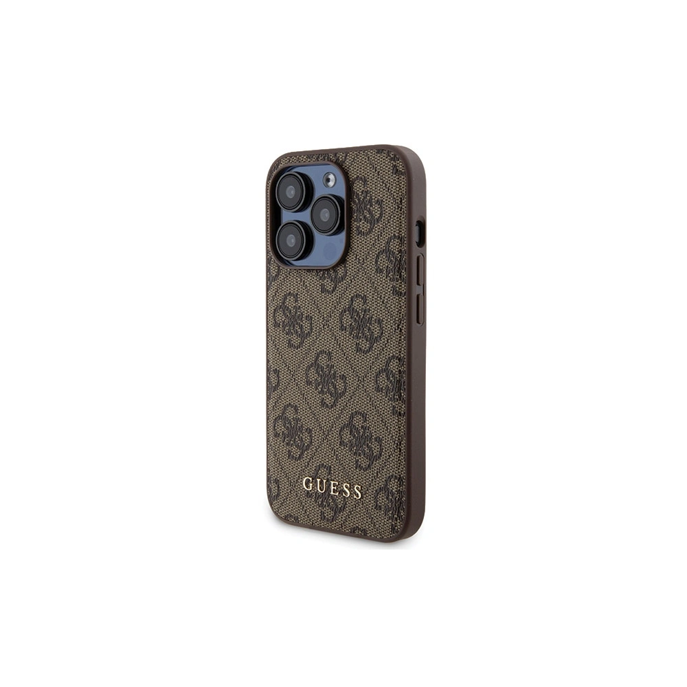 Hurtownia GSM - Zestaw Guess GUBPM5P15X4GEMGW Apple iPhone 15 Pro Max hardcase + Powerbank 5000mAh MagSafe 4G Metal Logo brązowy/brown - GUE3419 - {ean13} - Hurt