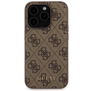 Hurtownia GSM - Zestaw Guess GUBPM5P15X4GEMGW Apple iPhone 15 Pro Max hardcase + Powerbank 5000mAh MagSafe 4G Metal Logo barna/brown - GUE3419 - {ean13} - Hurt