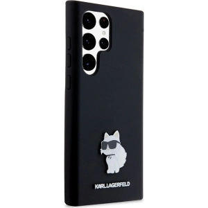 Hurtownia GSM - Case Karl Lagerfeld KLHCS24LSMHCNPK Samsung Galaxy S24 Ultra Hartschale Silikon Choupette Metallpin schwarz/black - KLD1952 - {ean13} - Hurt