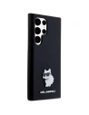 Hurtownia GSM - Case Karl Lagerfeld KLHCS24LSMHCNPK Samsung Galaxy S24 Ultra Hartschale Silikon Choupette Metallpin schwarz/black - KLD1952 - {ean13} - Hurt