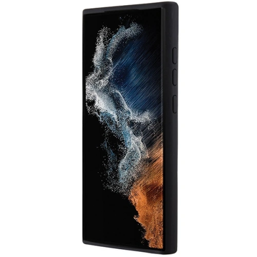 Etui Karl Lagerfeld KLHCS24LSMHCNPK Samsung Galaxy S24 Ultra hardcase Silicone Choupette Metal Pin czarny/black