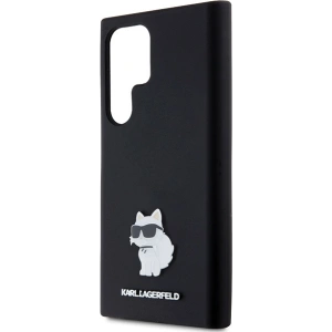 Hurtownia GSM - Case Karl Lagerfeld KLHCS24LSMHCNPK Samsung Galaxy S24 Ultra Hartschale Silikon Choupette Metallpin schwarz/black - KLD1952 - {ean13} - Hurt