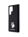Hurtownia GSM - Case Karl Lagerfeld KLHCS24LSMHCNPK Samsung Galaxy S24 Ultra Hartschale Silikon Choupette Metallpin schwarz/black - KLD1952 - {ean13} - Hurt