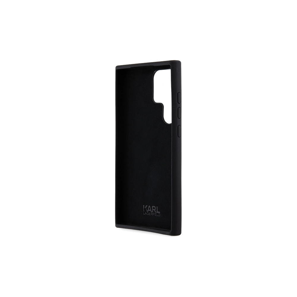 Hurtownia GSM - Case Karl Lagerfeld KLHCS24LSMHCNPK Samsung Galaxy S24 Ultra Hartschale Silikon Choupette Metallpin schwarz/black - KLD1952 - {ean13} - Hurt