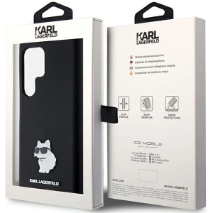 Hurtownia GSM - Case Karl Lagerfeld KLHCS24LSMHCNPK Samsung Galaxy S24 Ultra Hartschale Silikon Choupette Metallpin schwarz/black - KLD1952 - {ean13} - Hurt