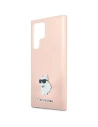 Hurtownia GSM - Case Karl Lagerfeld KLHCS24LSMHCNPP Samsung Galaxy S24 Ultra Silikon Choupette Metall Pin rosa/pink - KLD1953 - {ean13} - Hurt