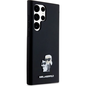 Hurtownia GSM - Case Karl Lagerfeld KLHCS24LSMHKCNPK Samsung Galaxy S24 Ultra Hardcase Silikon Karl&Choupette Metallpin schwarz/black - KLD1954 - {ean13} - Hurt