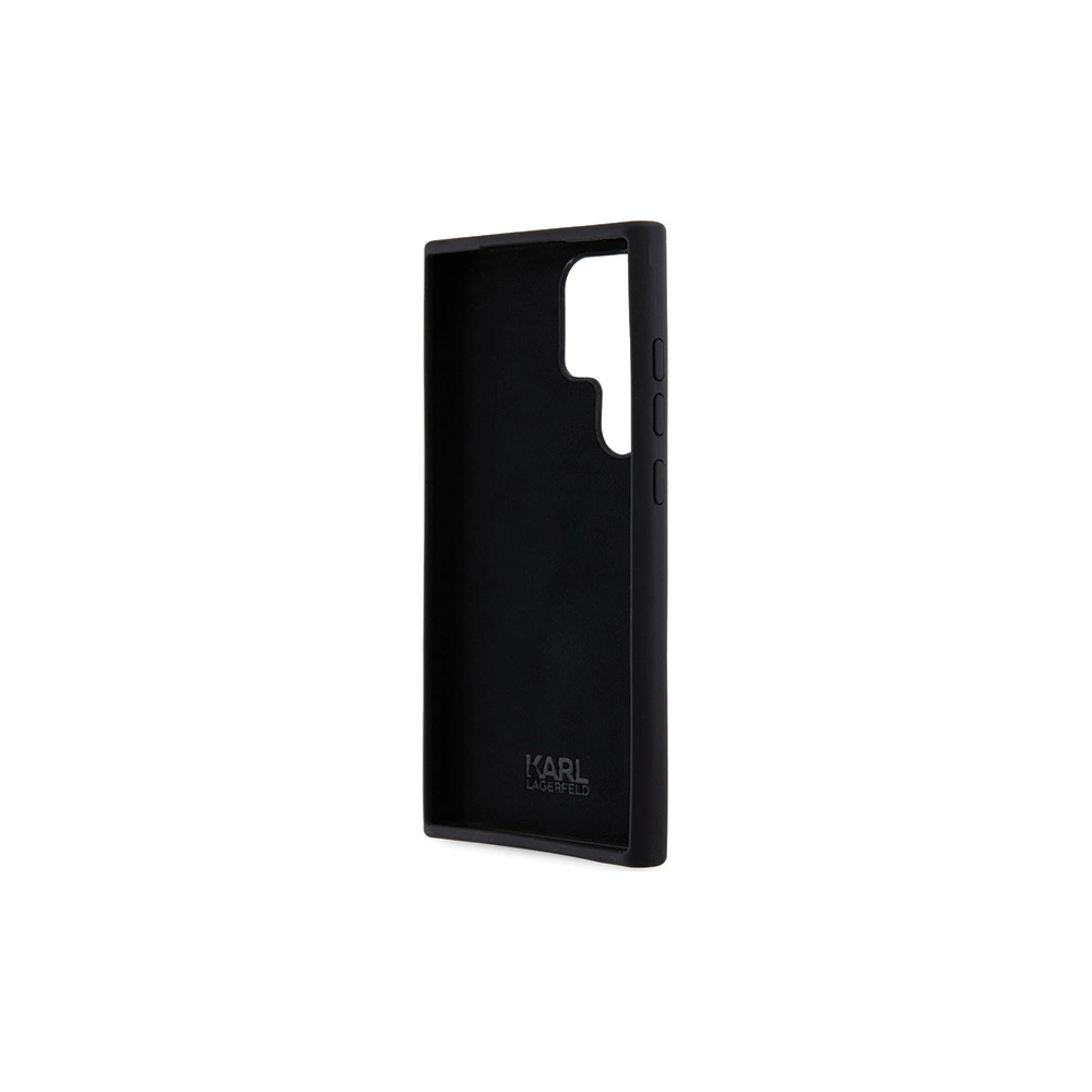 Hurtownia GSM - Case Karl Lagerfeld KLHCS24LSMHKCNPK Samsung Galaxy S24 Ultra Hardcase Silikon Karl&Choupette Metallpin schwarz/black - KLD1954 - {ean13} - Hurt