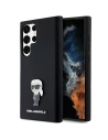 Etui Karl Lagerfeld KLHCS24LSMHKNPK Samsung Galaxy S24 Ultra Silicon Ikonik Metal Pin negru/black