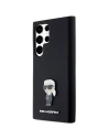 Hurtownia GSM - Etui Karl Lagerfeld KLHCS24LSMHKNPK Samsung Galaxy S24 Ultra Silicone Ikonik Metal Pin czarny/black - KLD1955 - {ean13} - Hurt