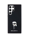Hurtownia GSM - Etui Karl Lagerfeld KLHCS24LSMHKNPK Samsung Galaxy S24 Ultra Silicone Ikonik Metal Pin czarny/black - KLD1955 - {ean13} - Hurt