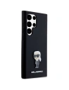 Hurtownia GSM - Etui Karl Lagerfeld KLHCS24LSMHKNPK Samsung Galaxy S24 Ultra Silicone Ikonik Metal Pin czarny/black - KLD1955 - {ean13} - Hurt