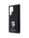 Hurtownia GSM - Etui Karl Lagerfeld KLHCS24LSMHKNPK Samsung Galaxy S24 Ultra Silicone Ikonik Metal Pin czarny/black - KLD1955 - {ean13} - Hurt