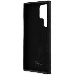 Hurtownia GSM - Case Karl Lagerfeld KLHCS24LSMHKNPK Samsung Galaxy S24 Ultra Silikon Ikonik Metal Pin schwarz/black - KLD1955 - {ean13} - Hurt