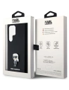 Hurtownia GSM - Etui Karl Lagerfeld KLHCS24LSMHKNPK Samsung Galaxy S24 Ultra Silicone Ikonik Metal Pin czarny/black - KLD1955 - {ean13} - Hurt