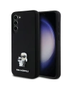 Case Karl Lagerfeld KLHCS24MSMHKCNPK Samsung Galaxy S24+ Plus Hardcase Silikon Karl&Choupette Metallpin schwarz/black