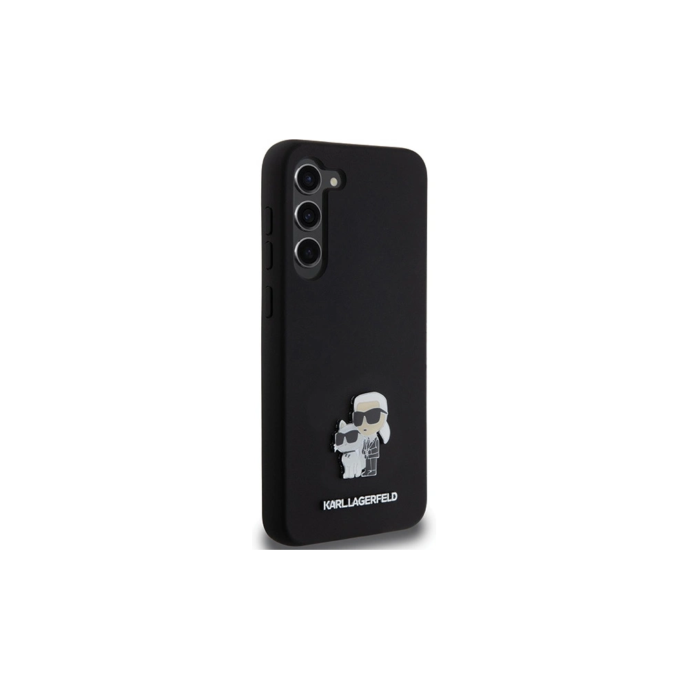 Hurtownia GSM - Case Karl Lagerfeld KLHCS24MSMHKCNPK Samsung Galaxy S24+ Plus Hardcase Silikon Karl&Choupette Metallpin schwarz/black - KLD1959 - {ean13} - Hurt