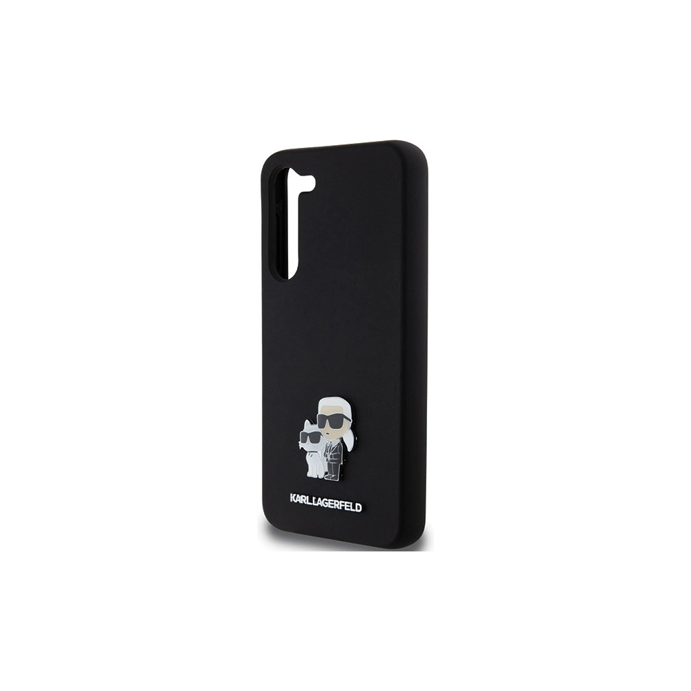 Hurtownia GSM - Case Karl Lagerfeld KLHCS24MSMHKCNPK Samsung Galaxy S24+ Plus Hardcase Silikon Karl&Choupette Metallpin schwarz/black - KLD1959 - {ean13} - Hurt