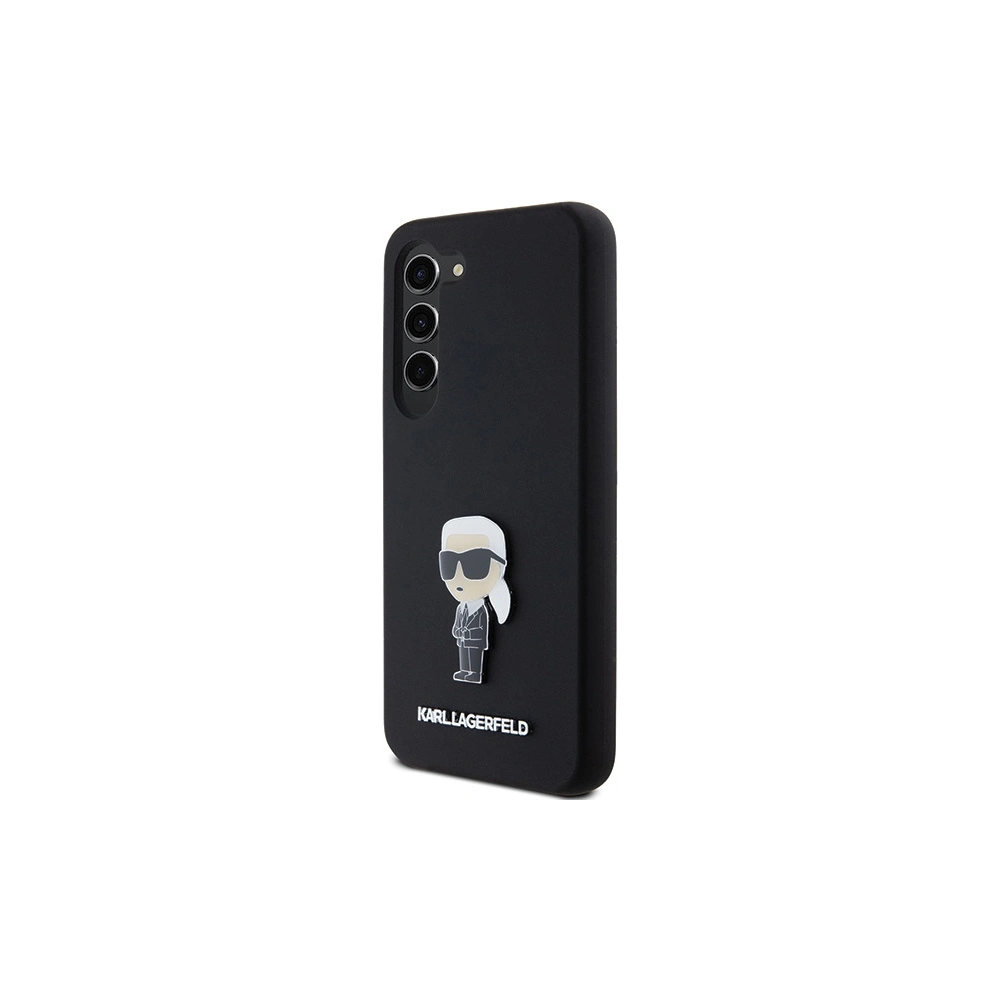 Hurtownia GSM - Case Karl Lagerfeld KLHCS24MSMHKNPK Samsung Galaxy S24+ Plus Silikon Ikonik Metal Pin schwarz/black - KLD1960 - {ean13} - Hurt
