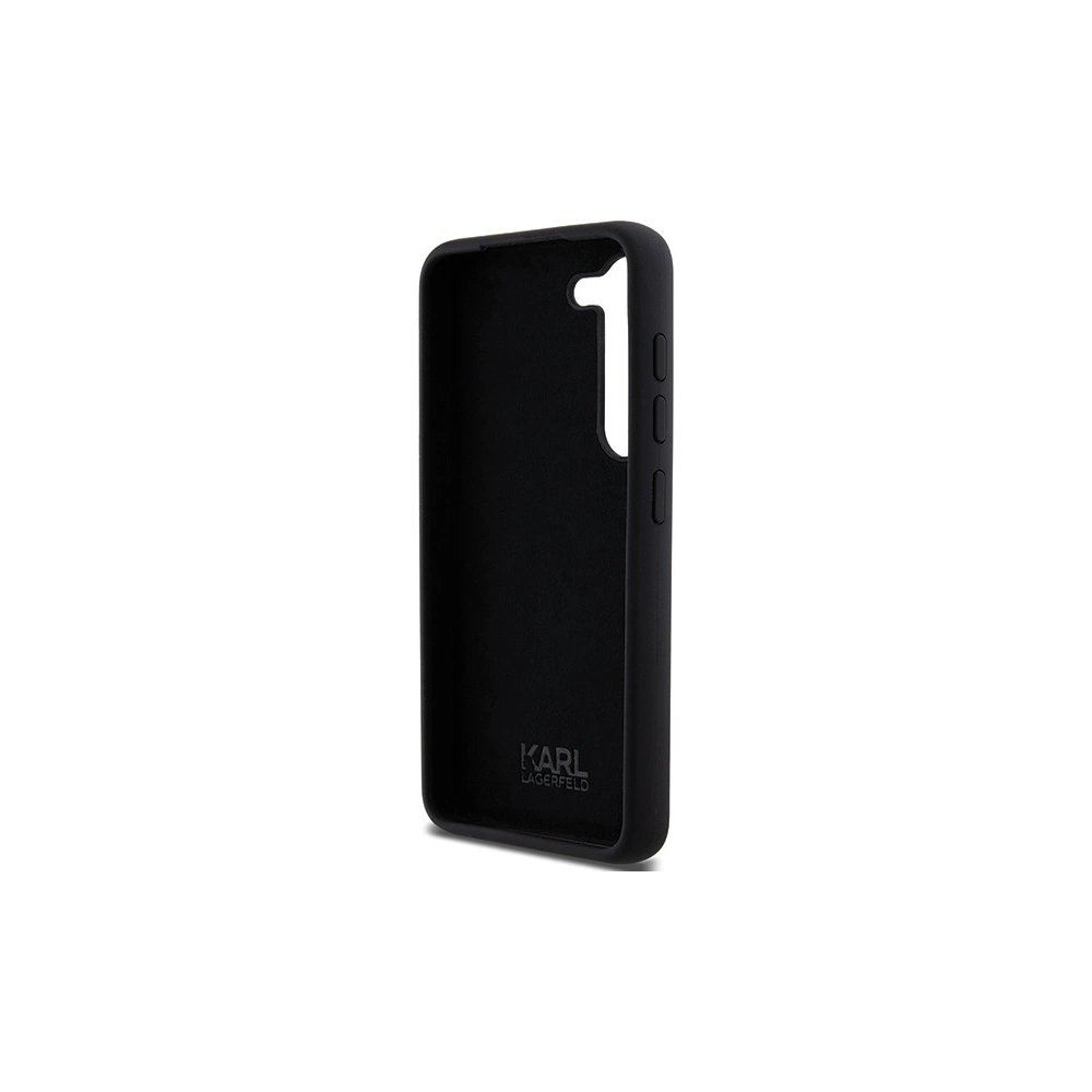 Hurtownia GSM - Case Karl Lagerfeld KLHCS24MSMHKNPK Samsung Galaxy S24+ Plus Silikon Ikonik Metal Pin schwarz/black - KLD1960 - {ean13} - Hurt