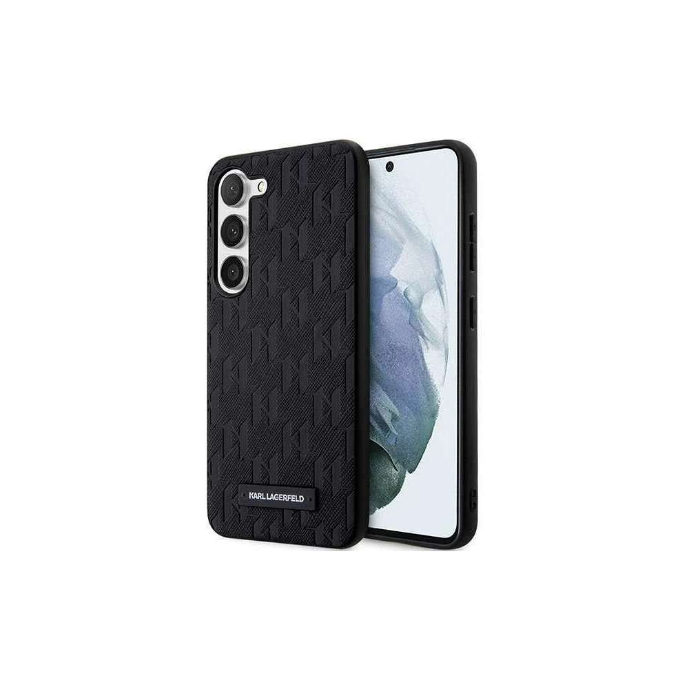 Hurtownia GSM - Etui Karl Lagerfeld KLHCS24SSAKLHPK Samsung Galaxy S24 hardcase Saffiano Mono Metal Logo černý/black - KLD1961 - {ean13} - Hurt