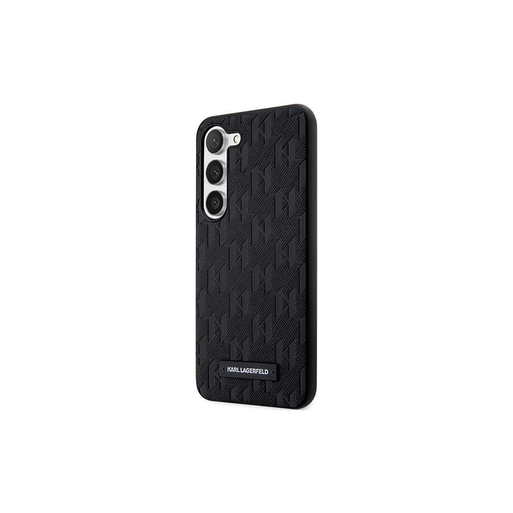 Hurtownia GSM - Etui Karl Lagerfeld KLHCS24SSAKLHPK Samsung Galaxy S24 hardcase Saffiano Mono Metal Logo černý/black - KLD1961 - {ean13} - Hurt