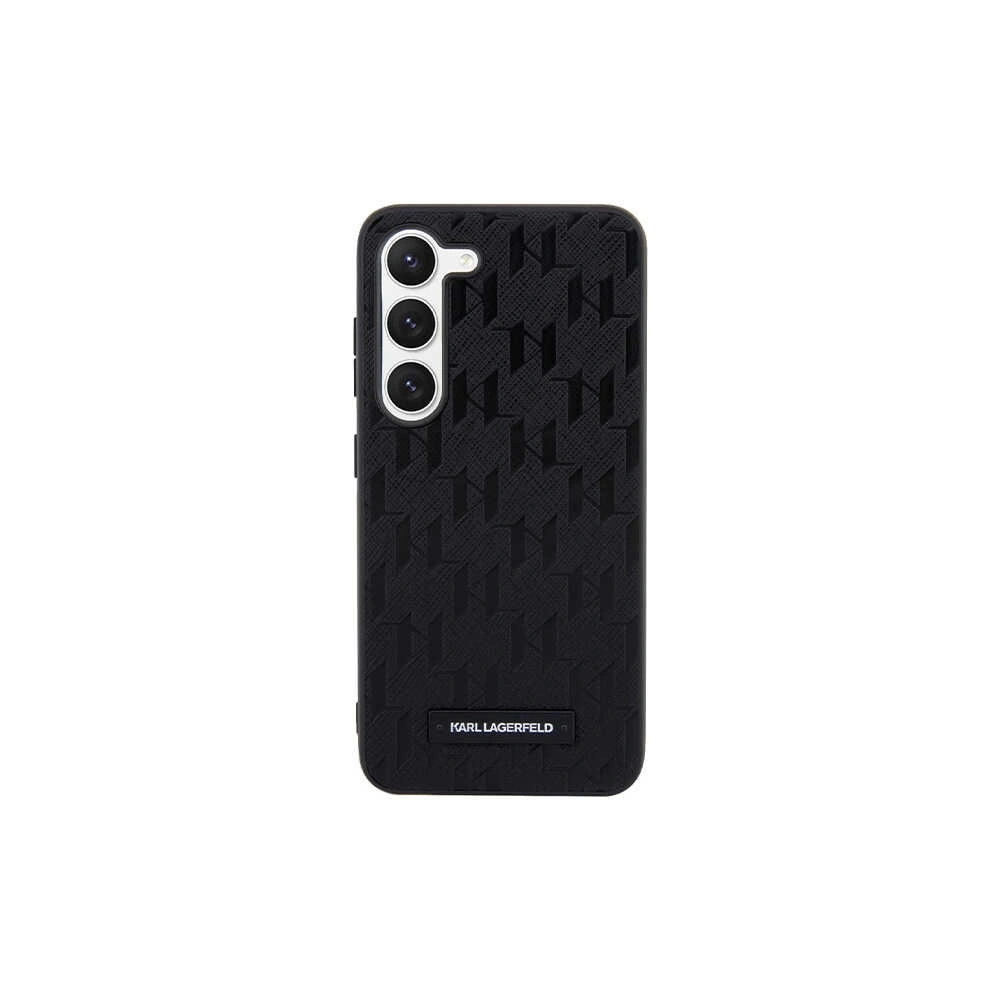 Hurtownia GSM - Case Karl Lagerfeld KLHCS24SSAKLHPK Samsung Galaxy S24 Hardcase Saffiano Mono Metal Logo schwarz/black - KLD1961 - {ean13} - Hurt