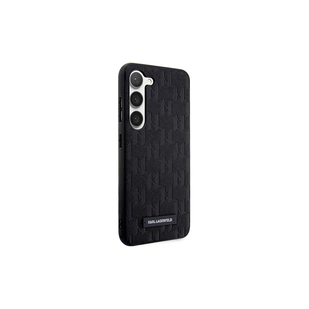 Hurtownia GSM - Case Karl Lagerfeld KLHCS24SSAKLHPK Samsung Galaxy S24 Hardcase Saffiano Mono Metal Logo schwarz/black - KLD1961 - {ean13} - Hurt