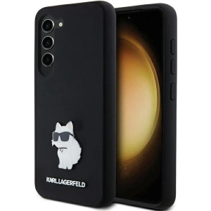 Hurtownia GSM - Etui Karl Lagerfeld KLHCS24SSMHCNPK Samsung Galaxy S24 hardcase Silicone Choupette Metal Pin černý/black - KLD1962 - {ean13} - Hurt