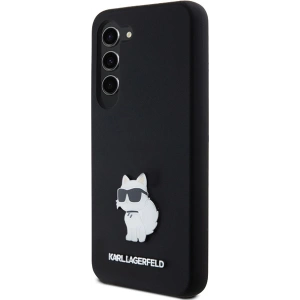 Hurtownia GSM - Etui Karl Lagerfeld KLHCS24SSMHCNPK Samsung Galaxy S24 hardcase Silicone Choupette Metal Pin černý/black - KLD1962 - {ean13} - Hurt