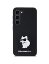 Hurtownia GSM - Etui Karl Lagerfeld KLHCS24SSMHCNPK Samsung Galaxy S24 hardcase Silicone Choupette Metal Pin černý/black - KLD1962 - {ean13} - Hurt