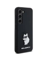 Hurtownia GSM - Etui Karl Lagerfeld KLHCS24SSMHCNPK Samsung Galaxy S24 hardcase Silicone Choupette Metal Pin černý/black - KLD1962 - {ean13} - Hurt