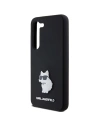 Hurtownia GSM - Etui Karl Lagerfeld KLHCS24SSMHCNPK Samsung Galaxy S24 hardcase Silicone Choupette Metal Pin černý/black - KLD1962 - {ean13} - Hurt