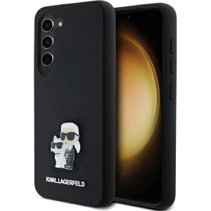 Hurtownia GSM - Etui Karl Lagerfeld KLHCS24SSMHKCNPK Samsung Galaxy S24 hardcase silikonové Karl&Choupette Metal Pin černé/black - KLD1964 - {ean13} - Hurt