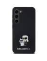 Hurtownia GSM - Etui Karl Lagerfeld KLHCS24SSMHKCNPK Samsung Galaxy S24 hardcase Silicone Karl&Choupette Metal Pin czarny/black - KLD1964 - {ean13} - Hurt