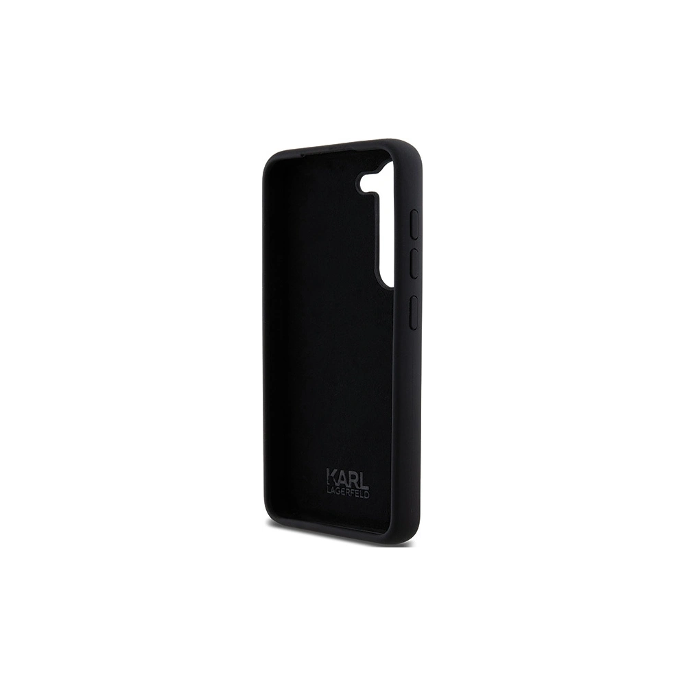 Wholesale Karl Lagerfeld KLHCS24SSMHKCNPK Samsung Galaxy S24 hardcase Silicone Karl&Choupette Metal Pin black - KLD1964 - {ean13} - Hurt