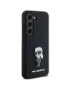 Hurtownia GSM - Etui Karl Lagerfeld KLHCS24SSMHKNPK Samsung Galaxy S24 Silicone Ikonik Metal Pin negru/black - KLD1965 - {ean13} - Hurt