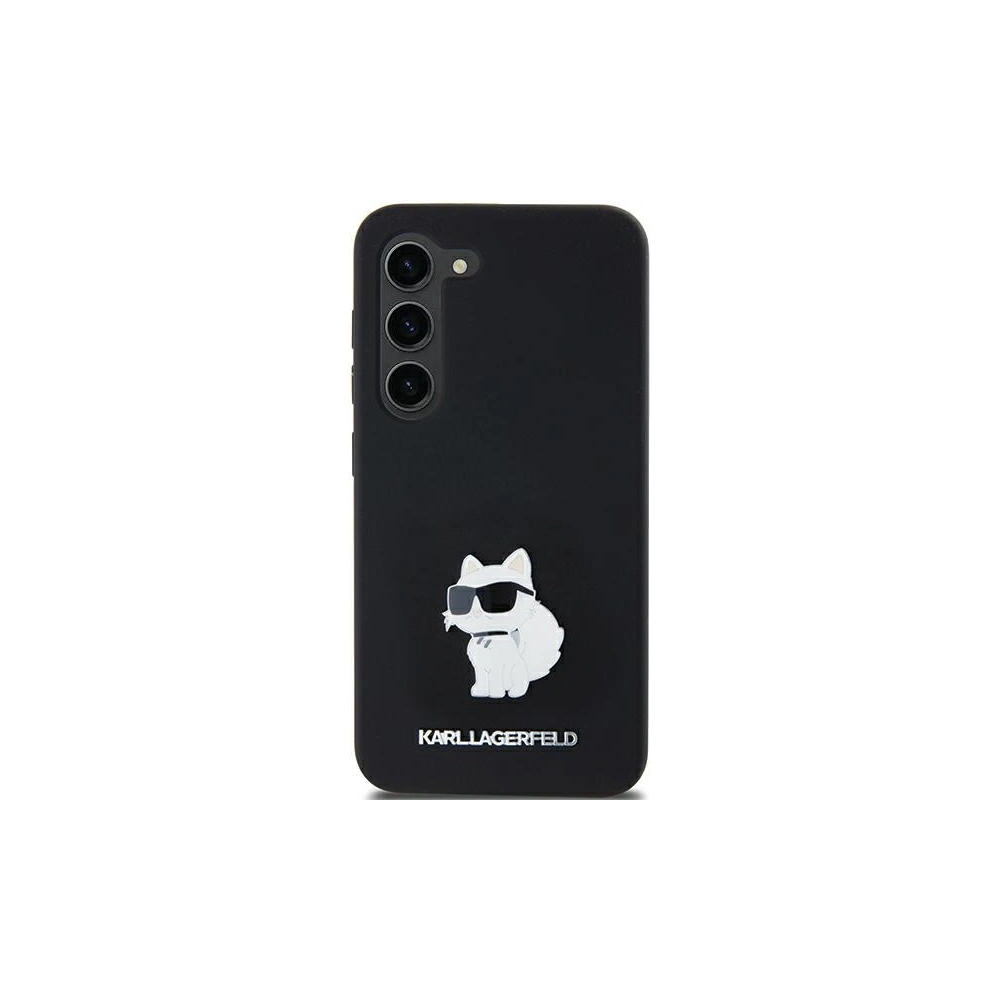 Hurtownia GSM - Etui Karl Lagerfeld KLHCSA55SMHCNPK Samsung Galaxy A55 hardcase silikonová Choupette Metal Pin černá/black - KLD1970 - {ean13} - Hurt
