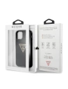 Wholesale Guess GUHCN61SGTLBK iPhone 11 black hard case Glitter Triangle - GUE238BLK - {ean13} - Hurt